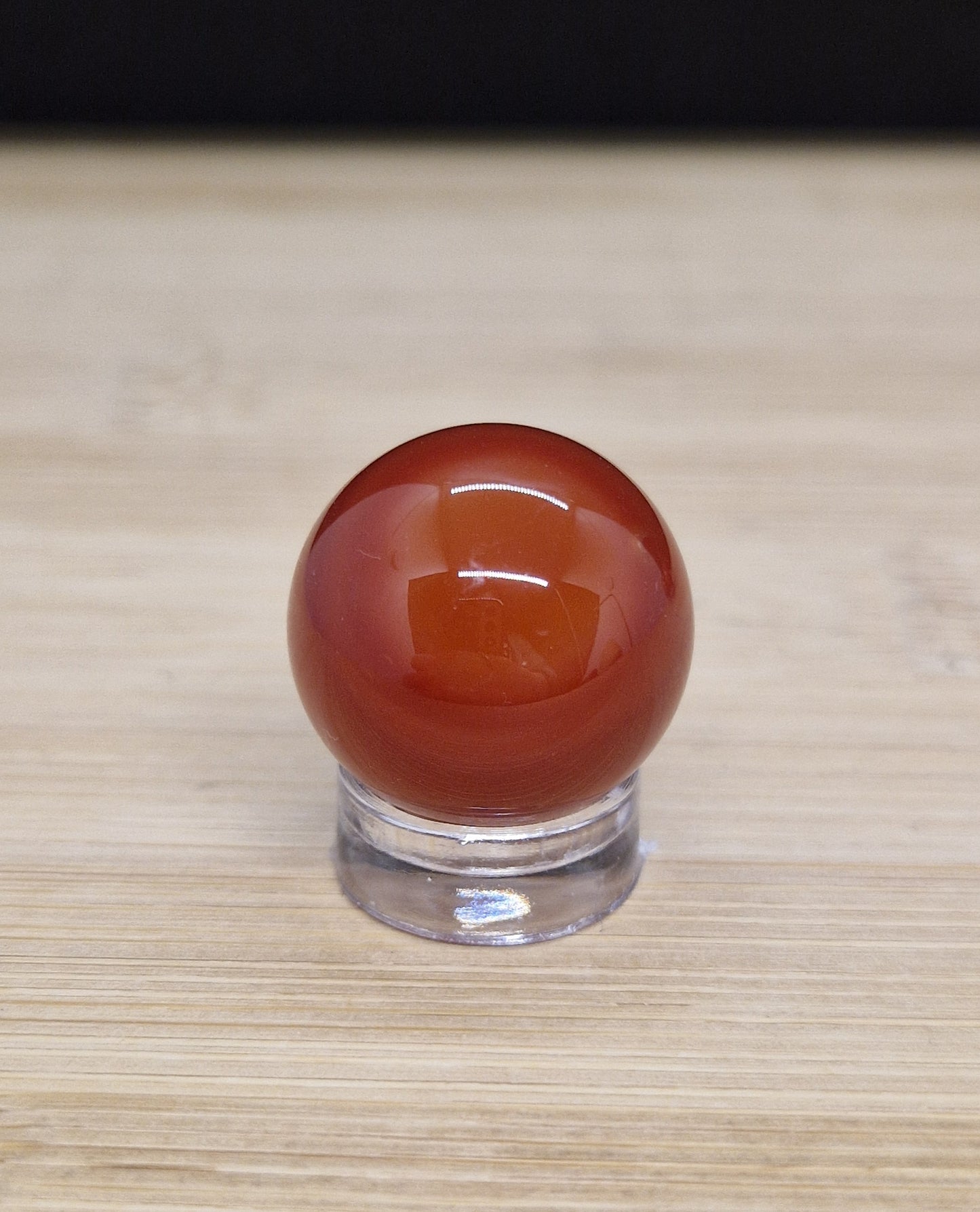 Mini sphères en Cornaline