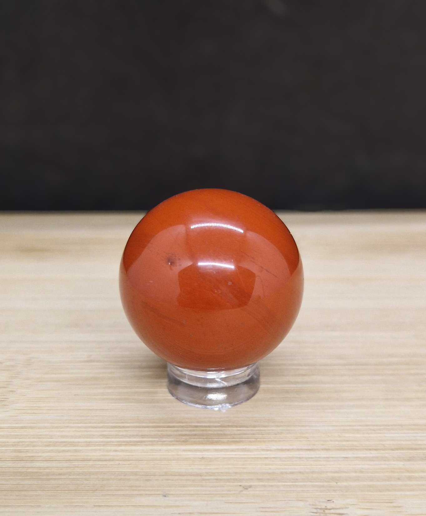 Petites sphères en Jaspe rouge