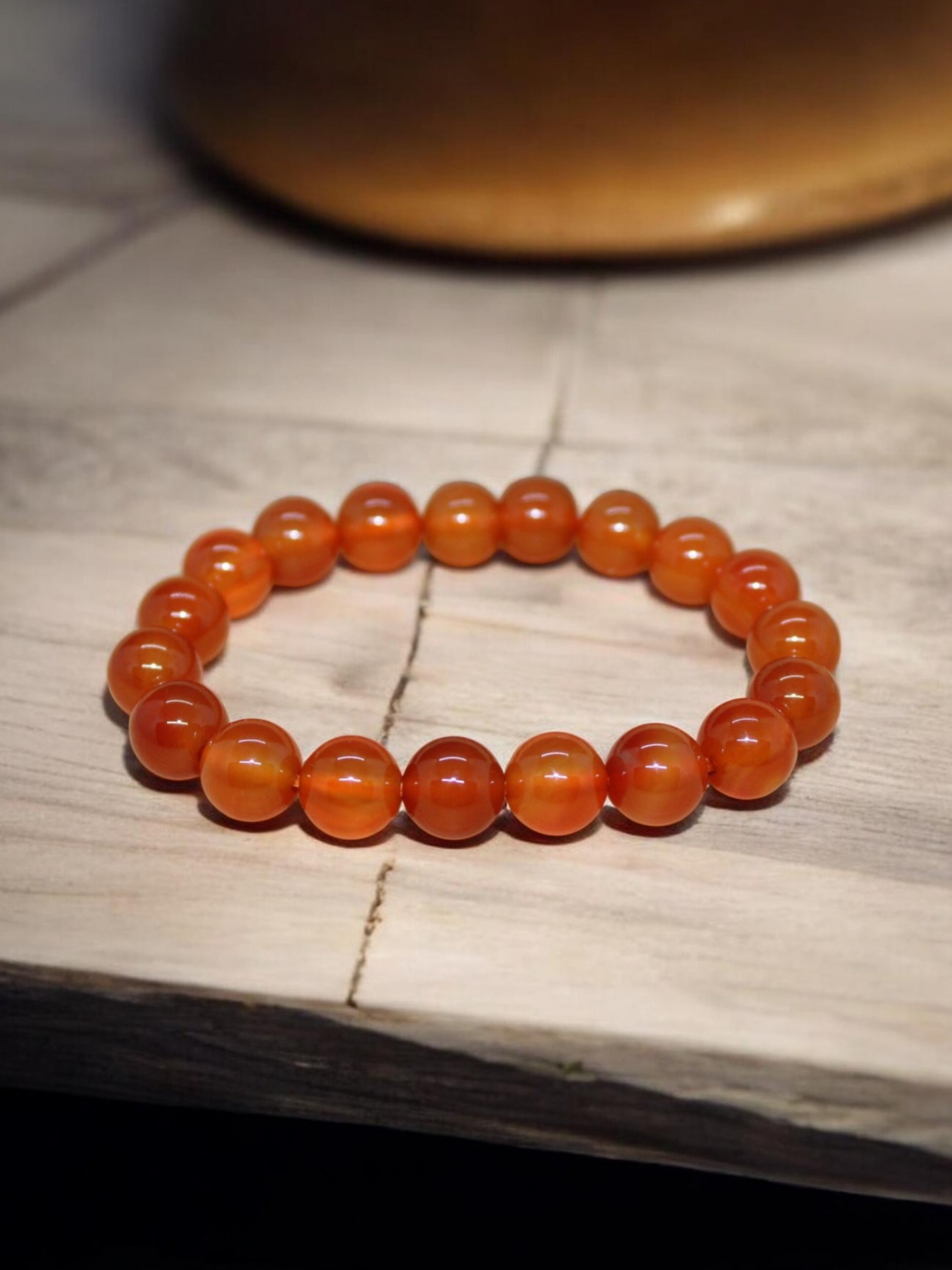 Bracelet Cornaline 10mm