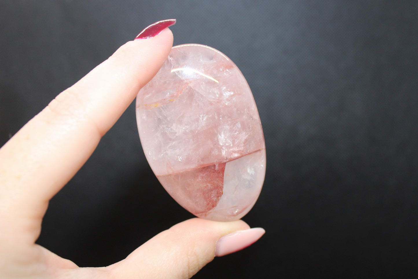 Galets Quartz Hématoïde