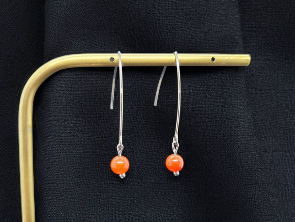 Boucles d'oreilles perle (au choix)