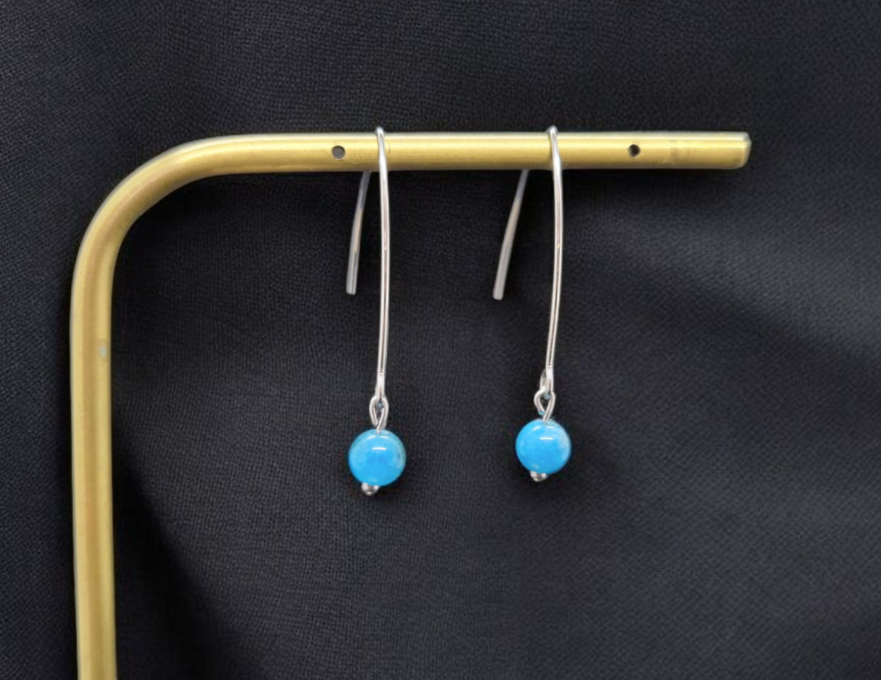 Boucles d'oreilles perle (au choix)