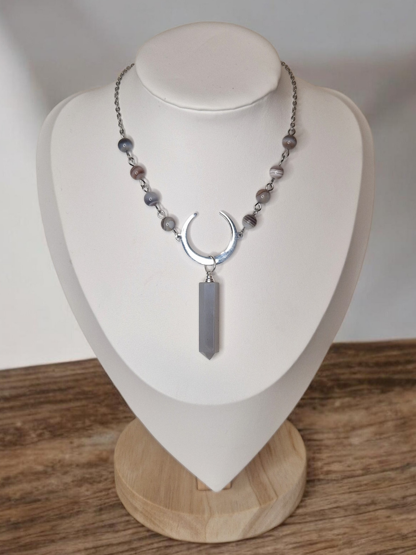 Collier Luna (pierre au choix)