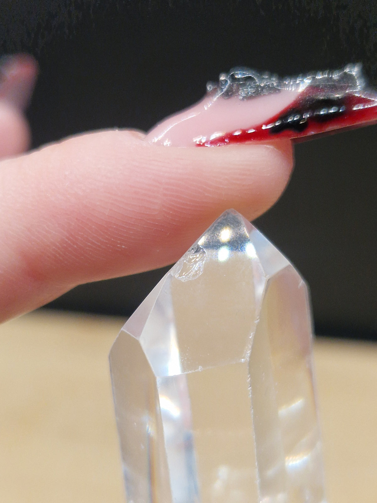 Pointe en Cristal de roche / Quartz