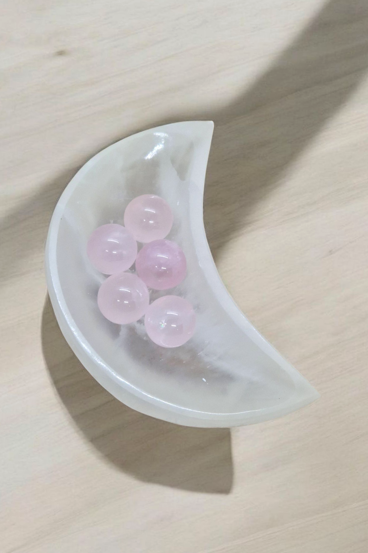 Mini sphères Quartz Rose