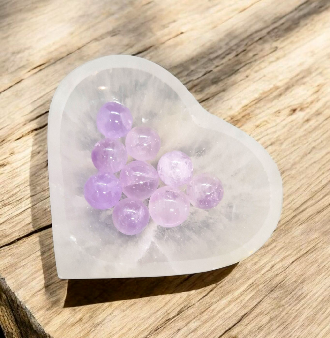 Mini sphères en Améthyste