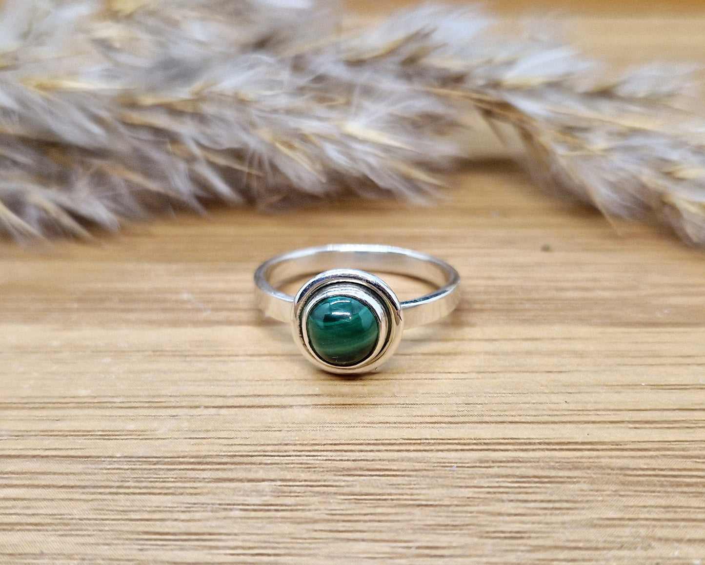 Bague Malachite Argent