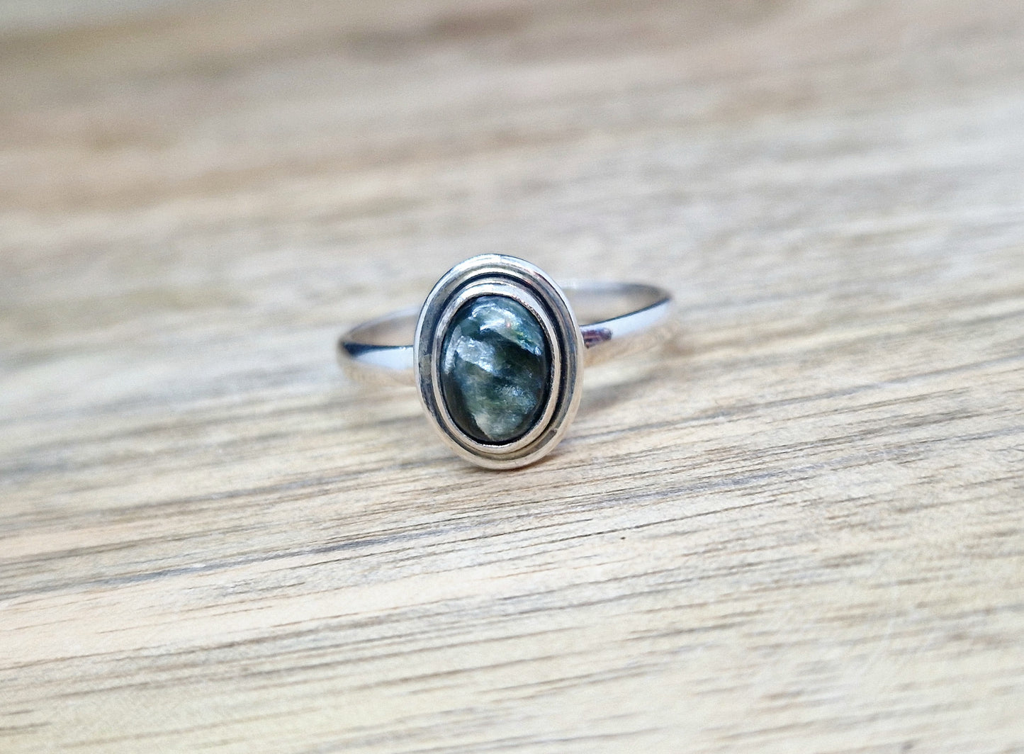 Bague Seraphinite Argent