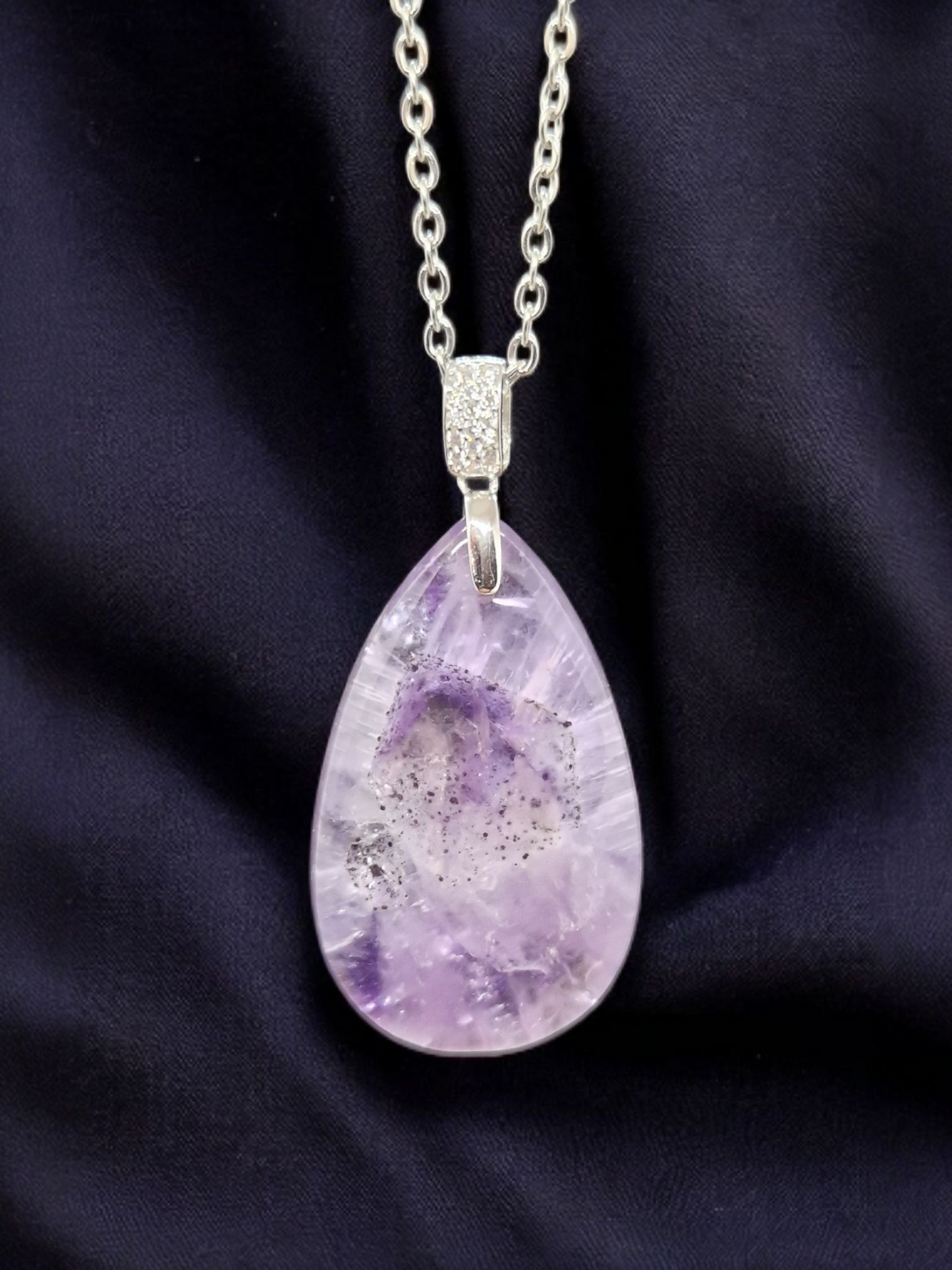 Pendentif Améthyste trapiche