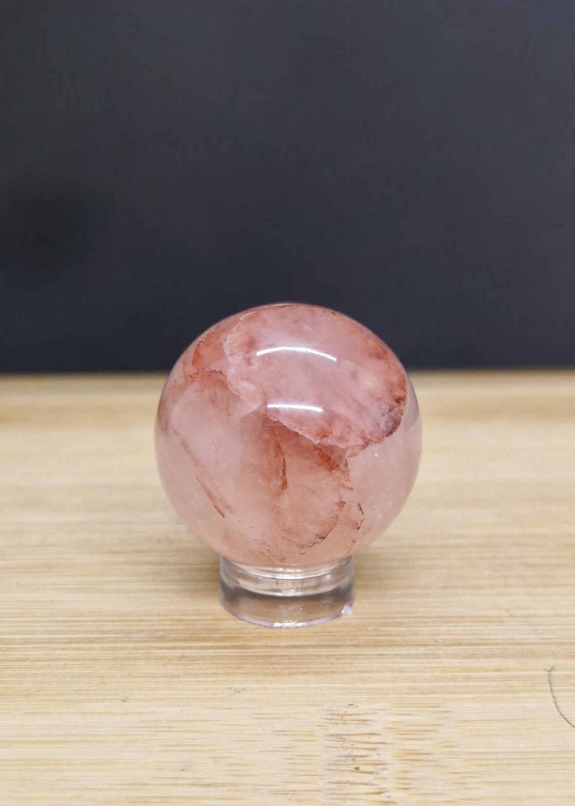 Petite sphère en Quartz Hématoïde