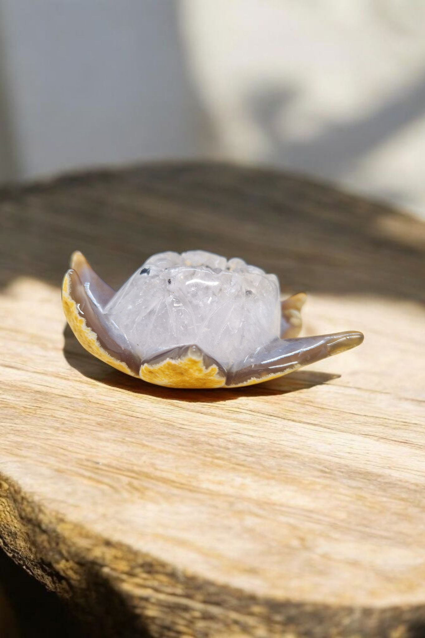 Fleur de lotus Agate
