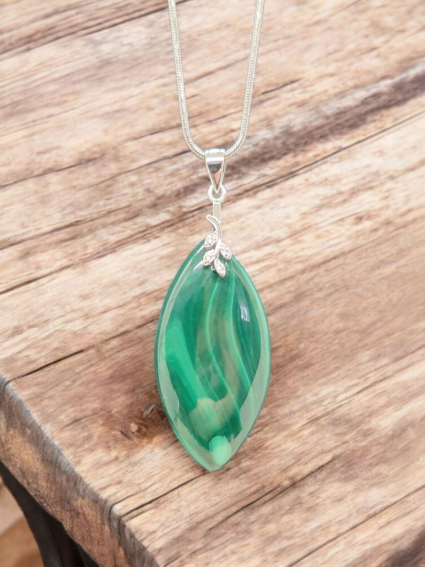 Pendentif Malachite