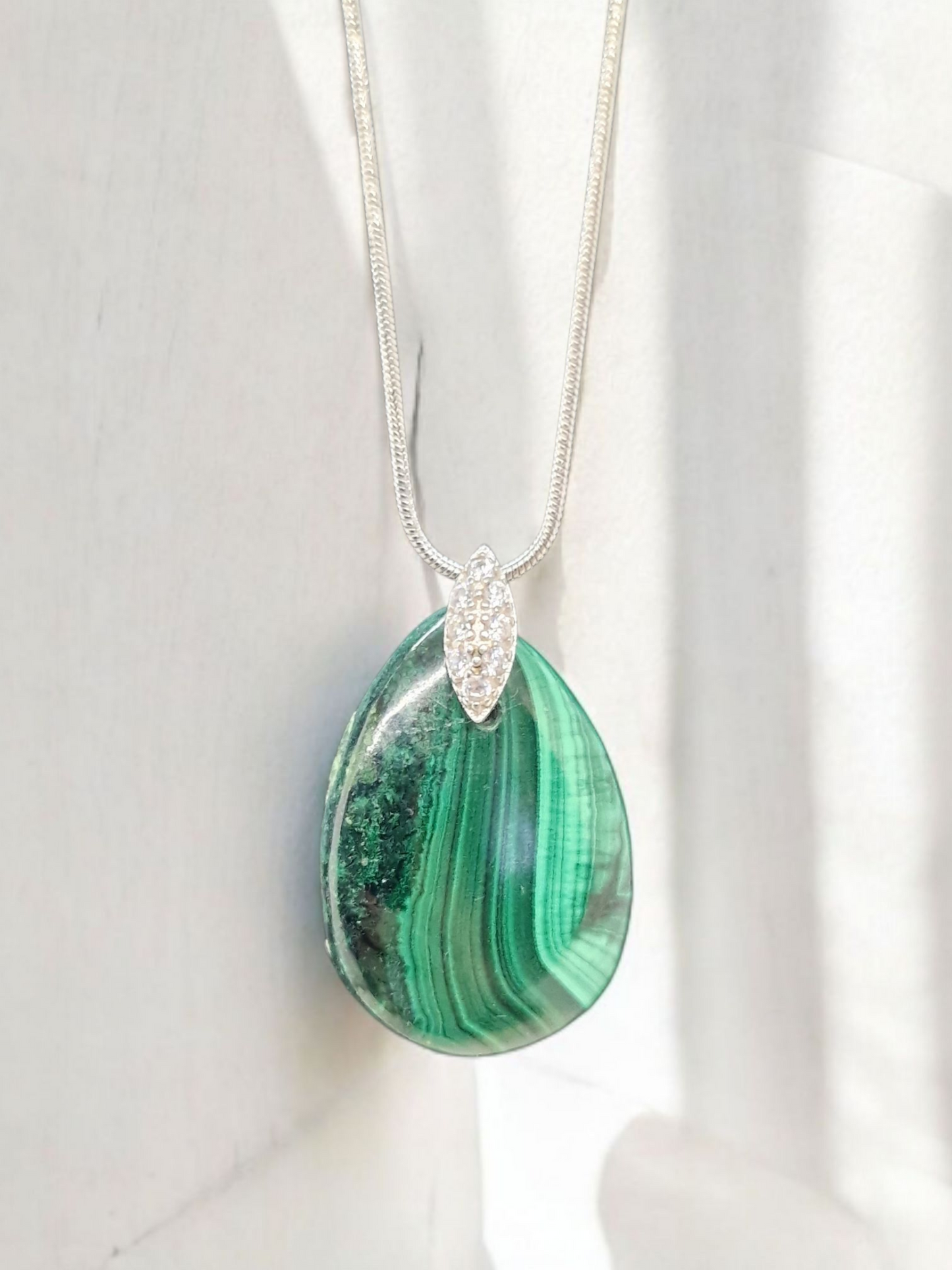 Pendentif Malachite