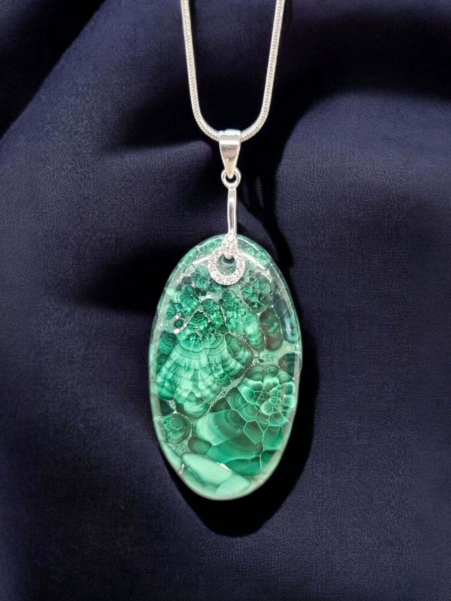 Pendentif Malachite