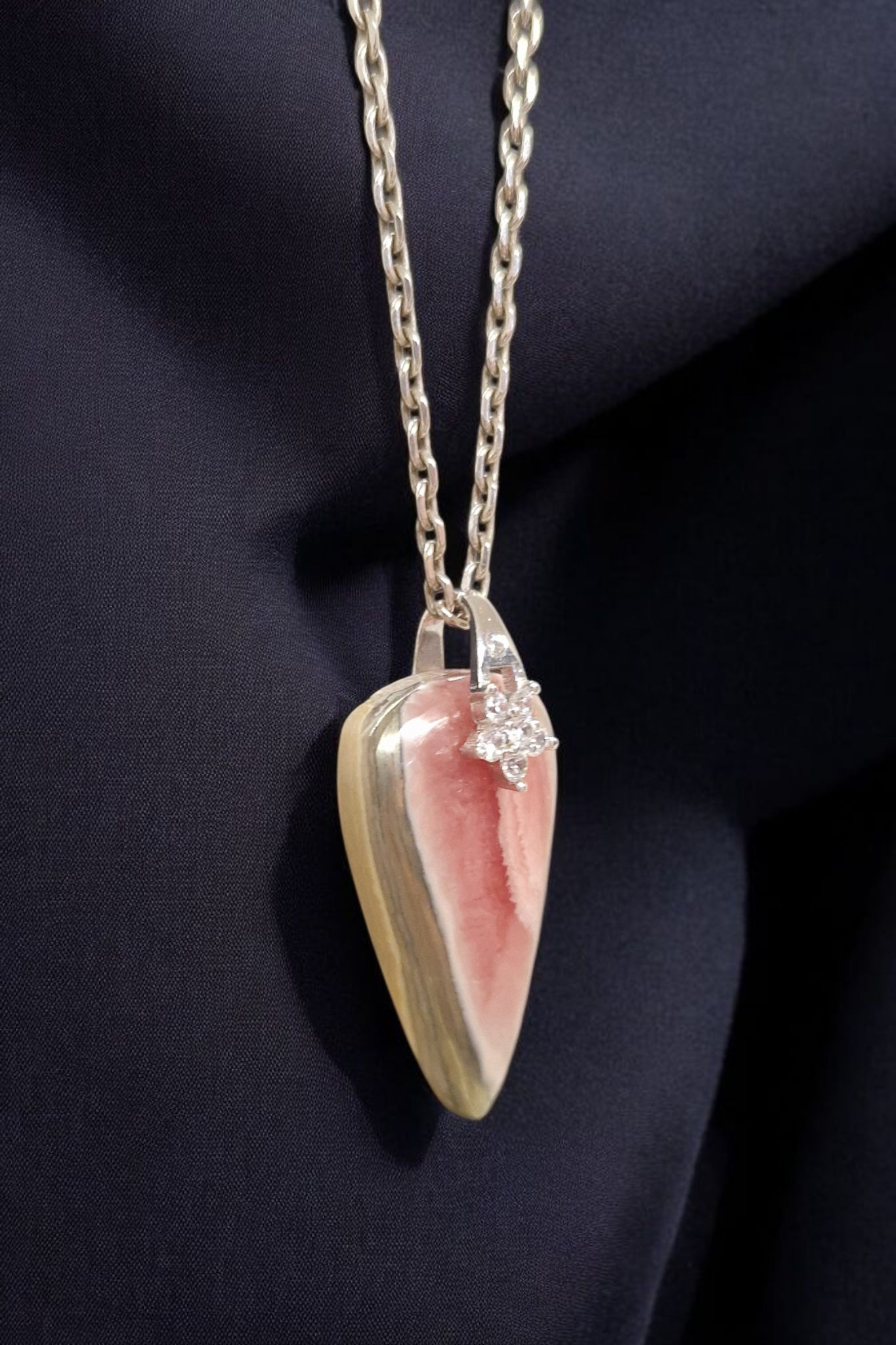 Pendentif Rhodochrosite