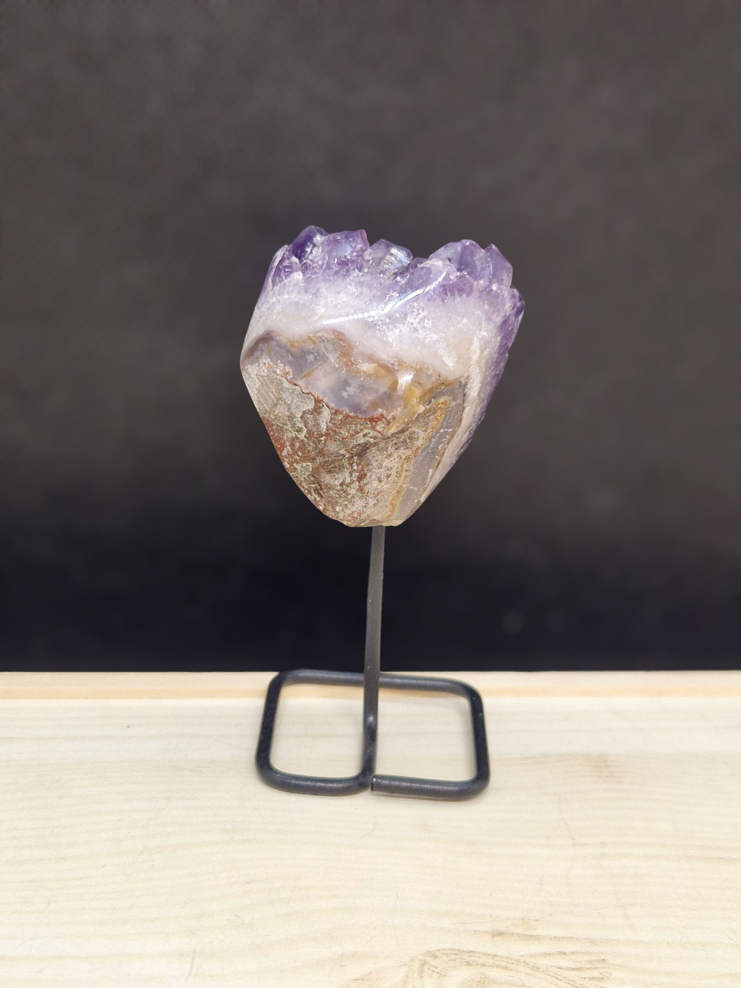 Géode Améthyste sur socle