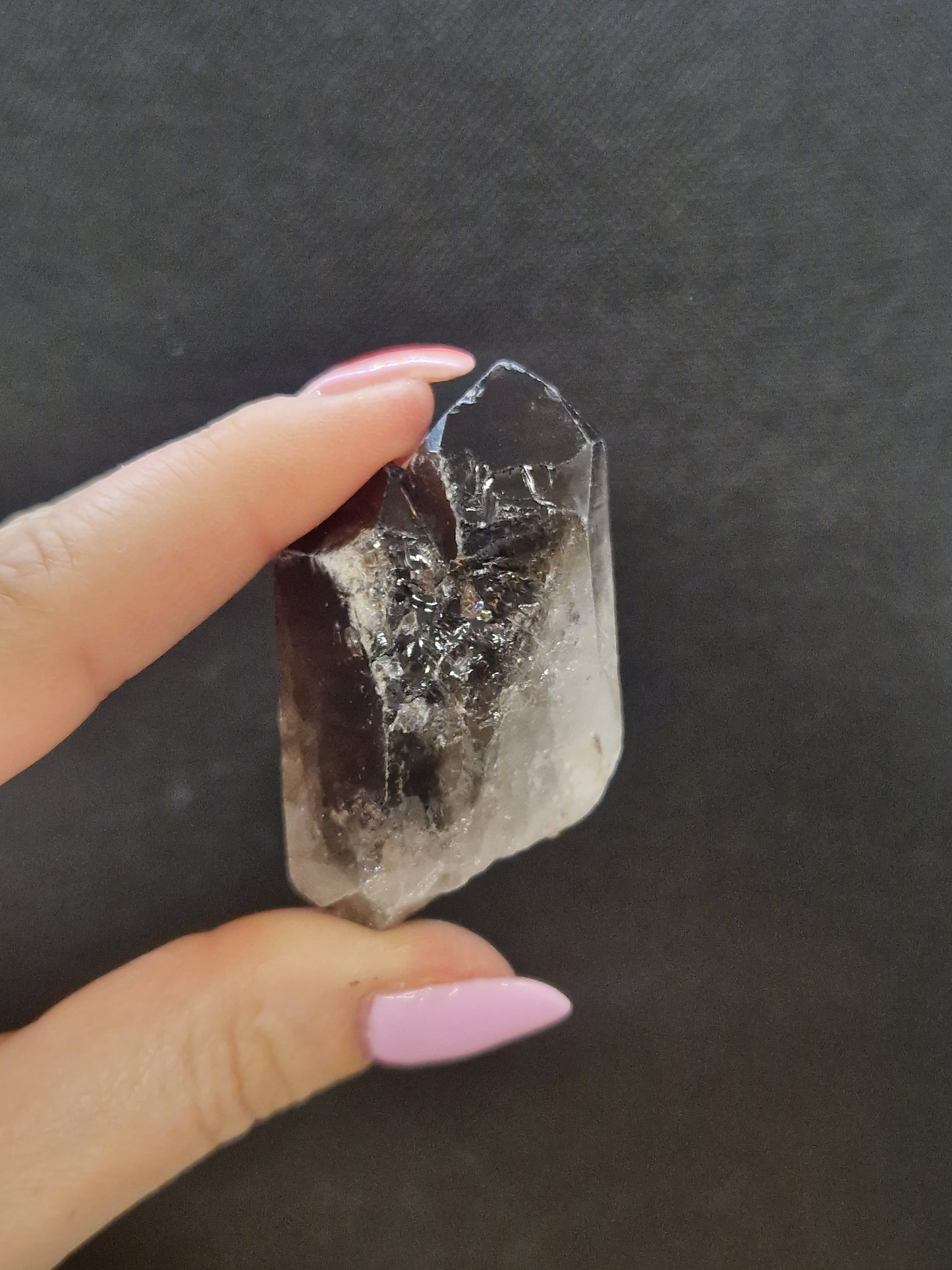 Druse Quartz fumé