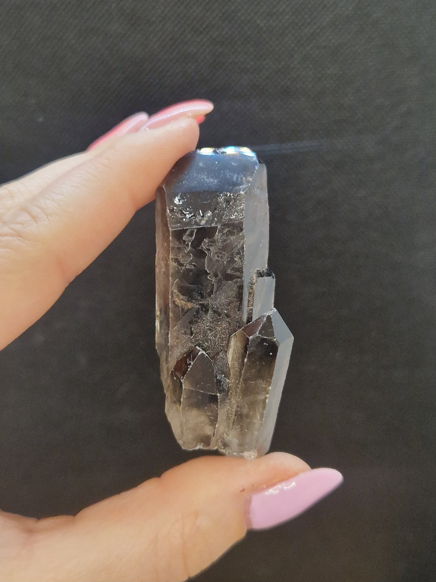 Druse Quartz fumé