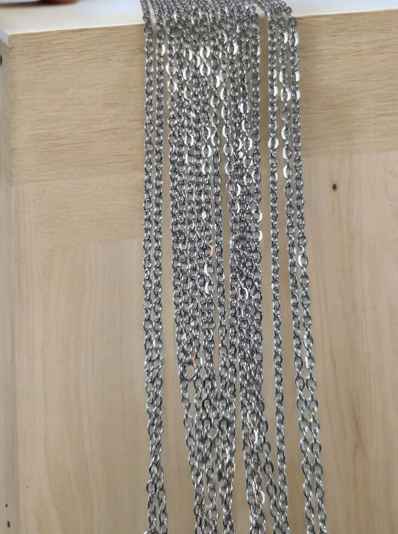 Chaîne acier inoxydable (longueur au choix)