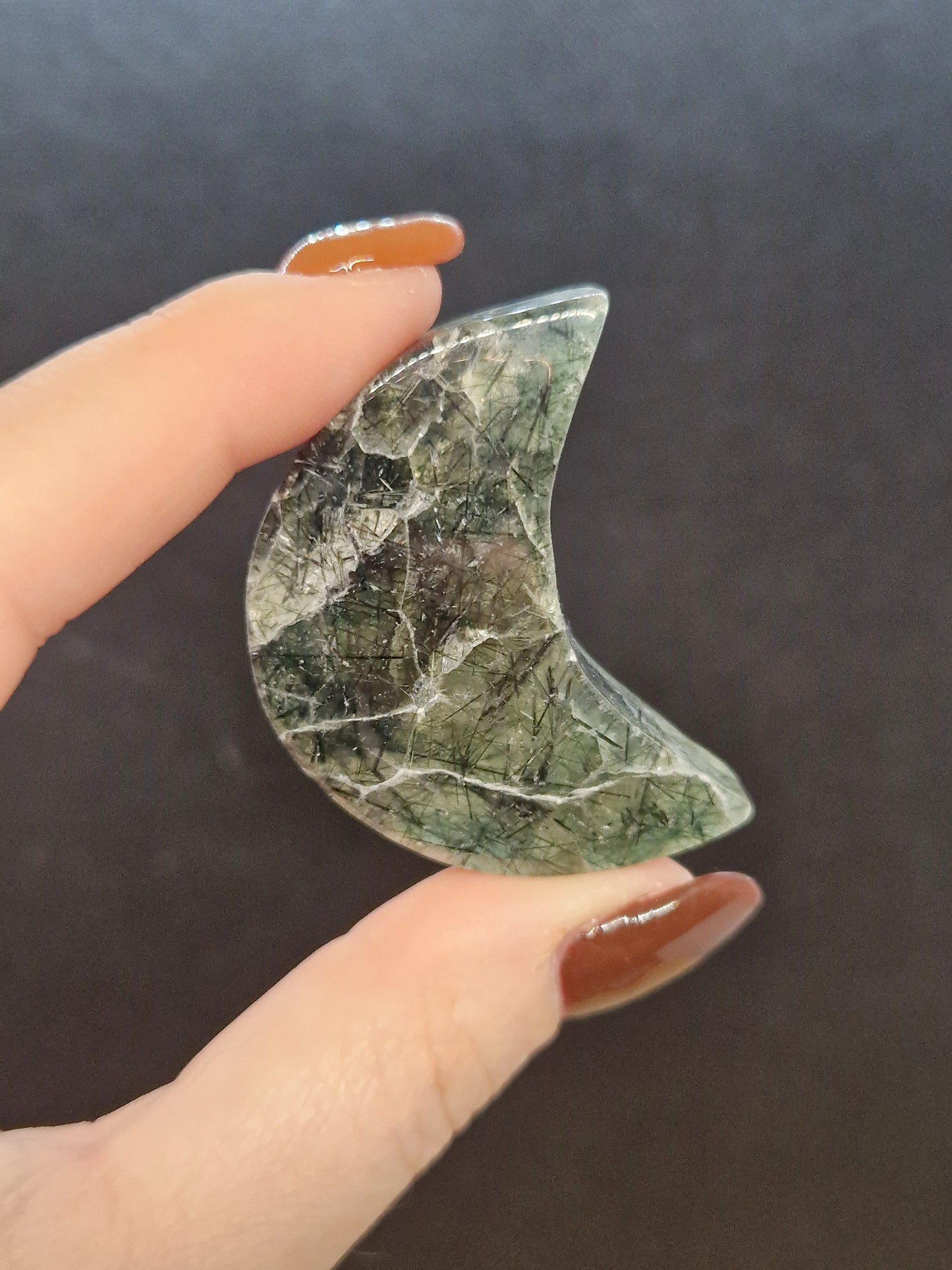 Lune en Prehnite