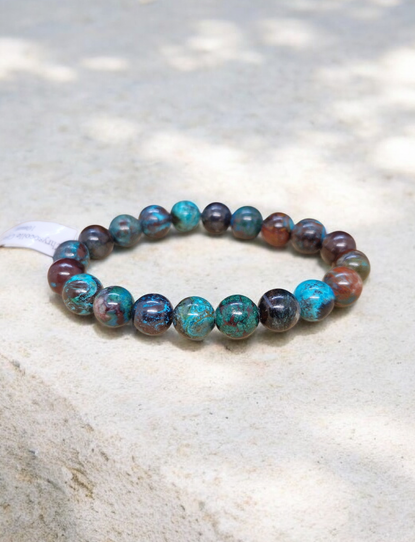 Bracelet Chrysocolle 10mm
