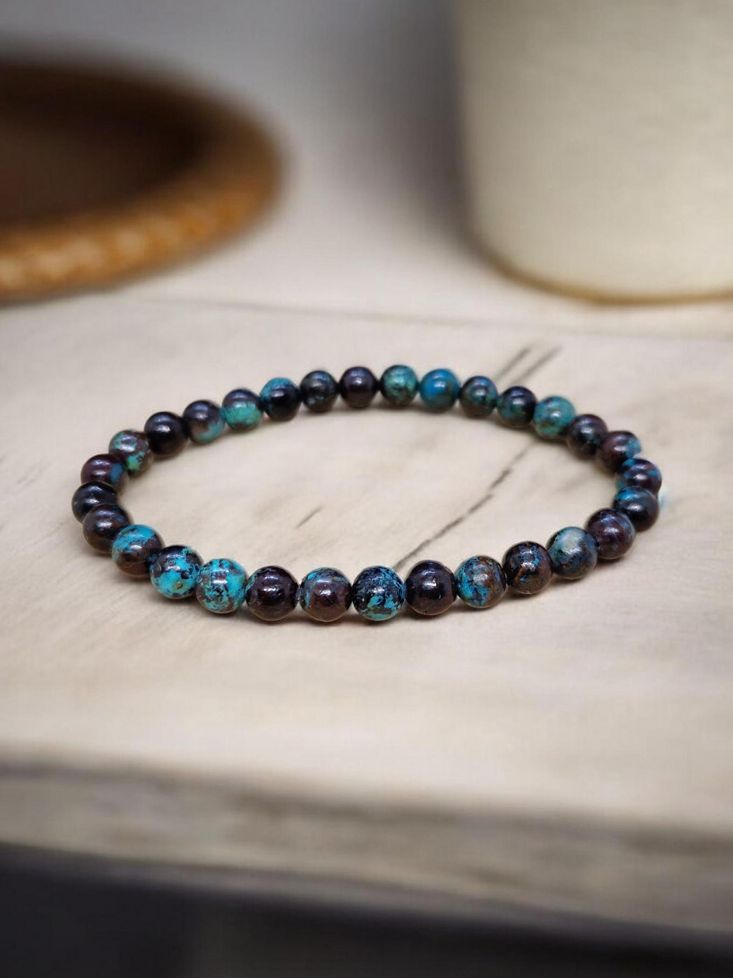 Bracelet Chrysocolle 6mm
