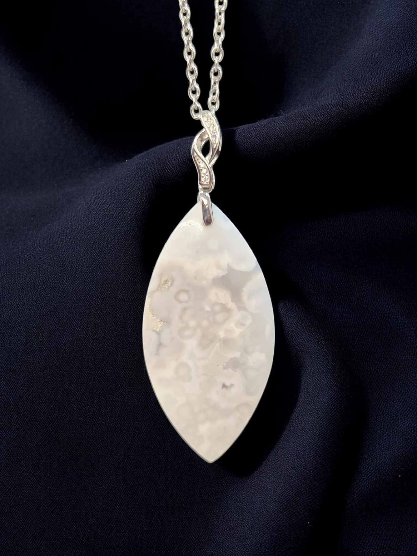 Pendentif Agate Orbiculaire