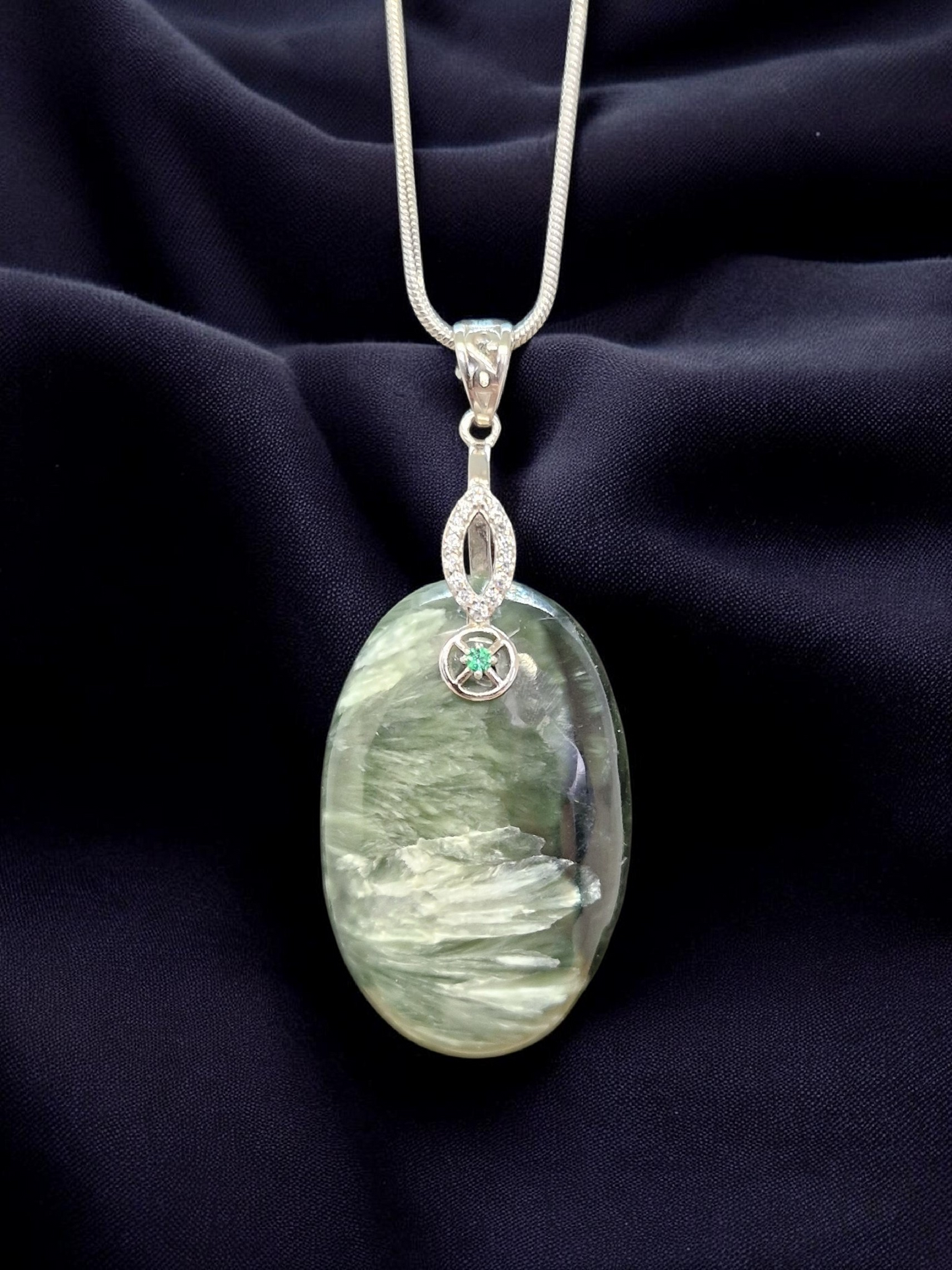 Pendentif Seraphinite