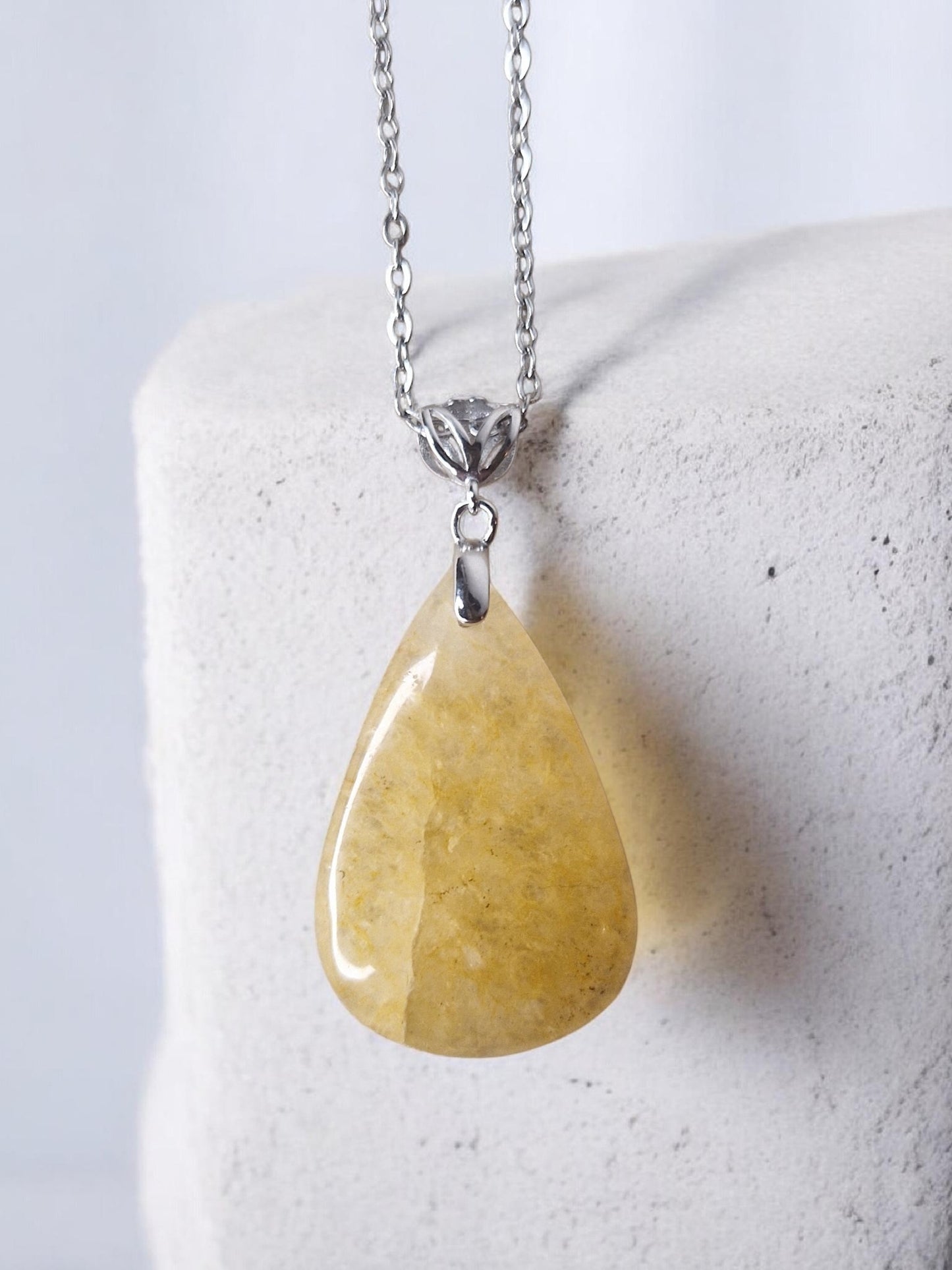 Pendentif Aventurine jaune