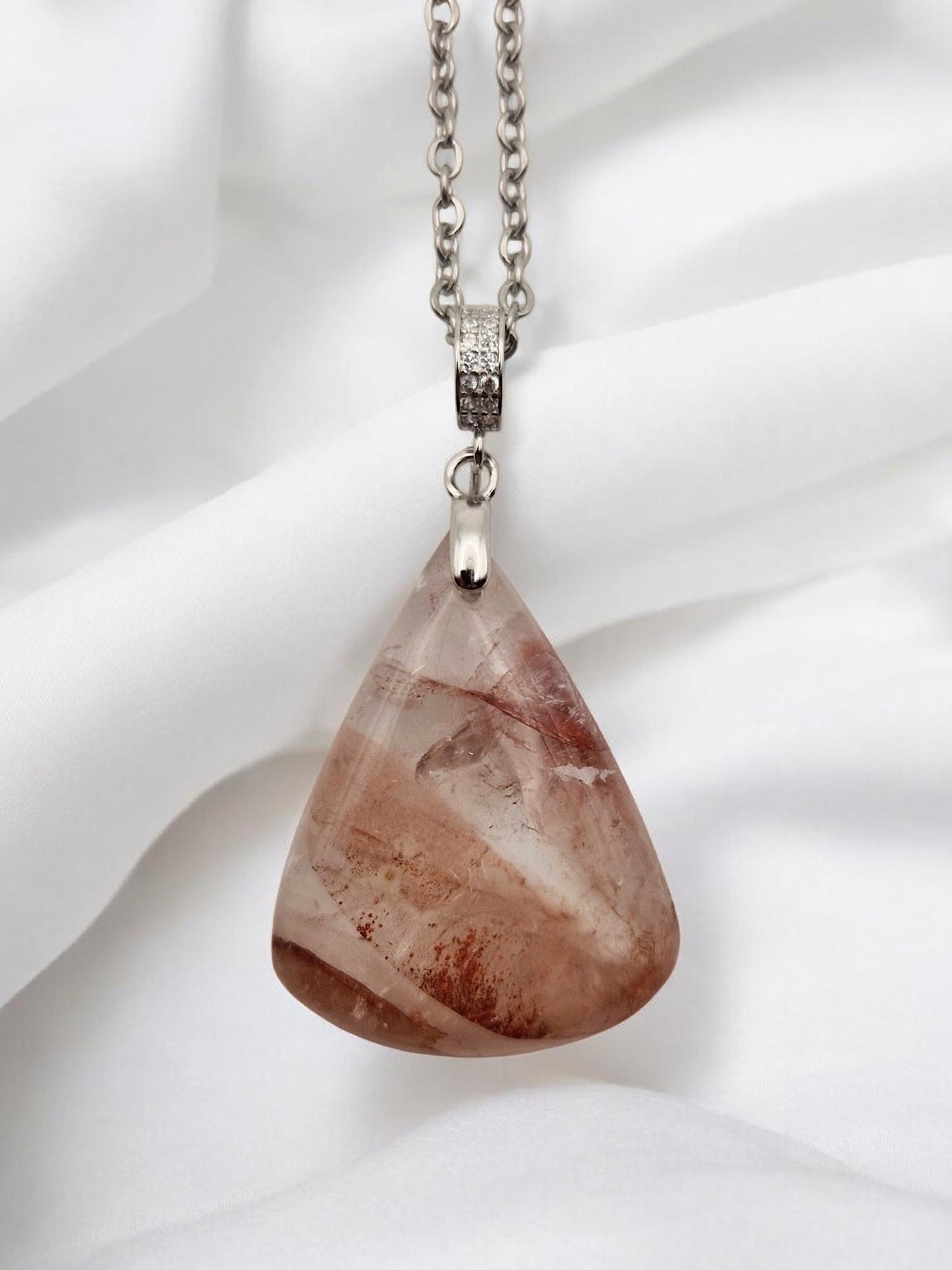 Pendentif Quartz Hématoïde