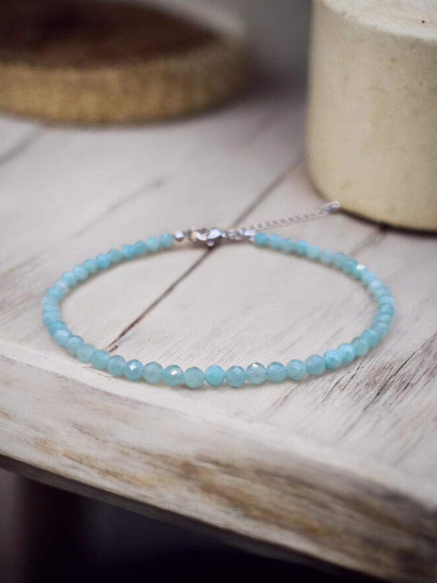 Bracelet de cheville facettée
