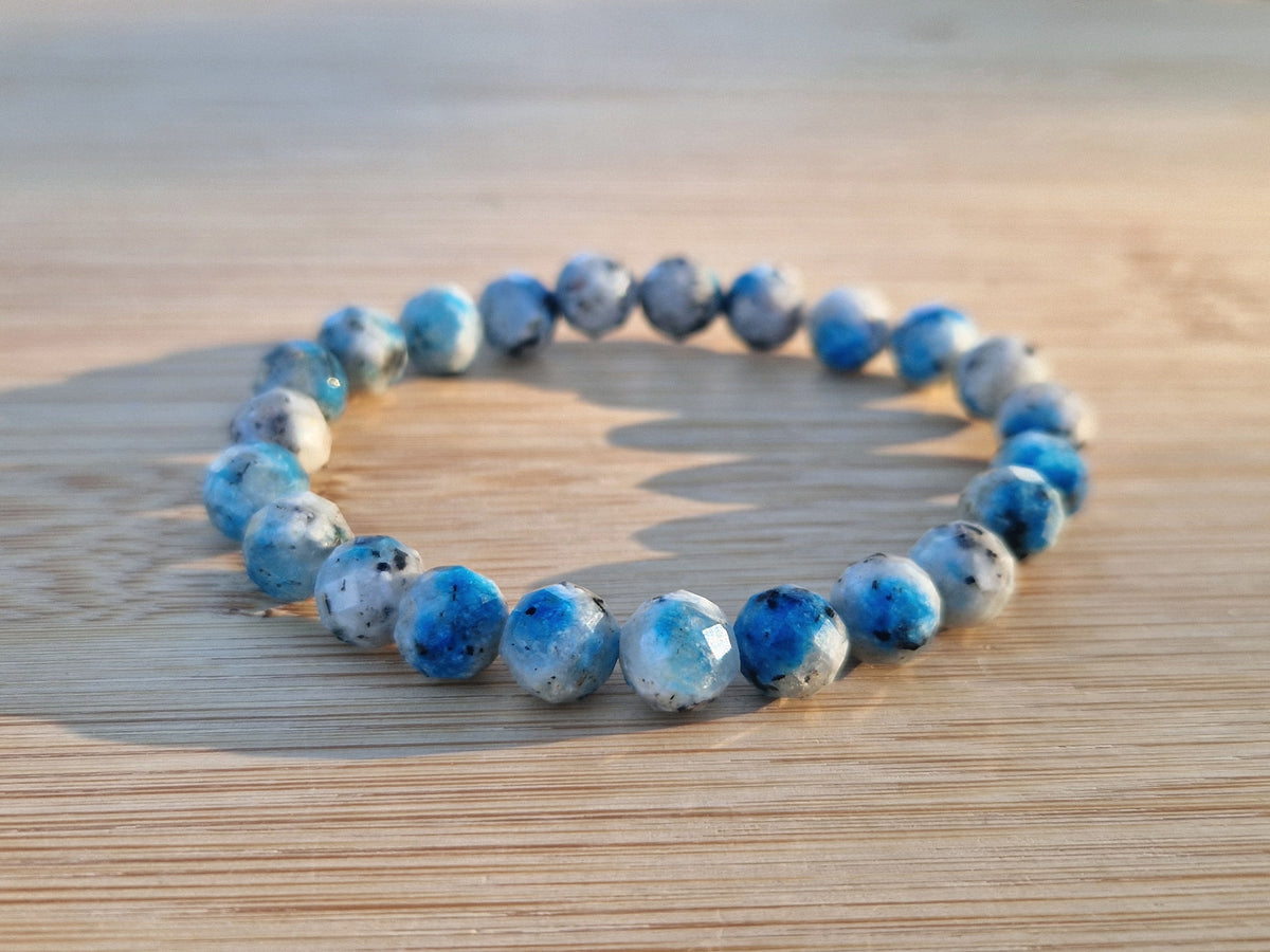 Bracelet Jaspe K2 facetté (8mm)