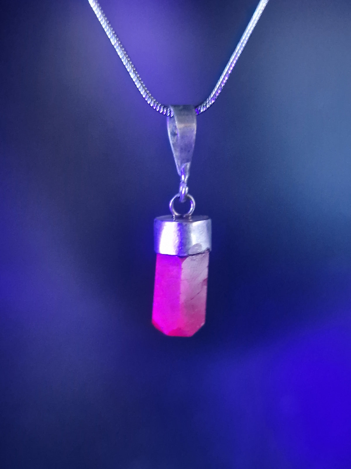 Pendentif Rubis argent