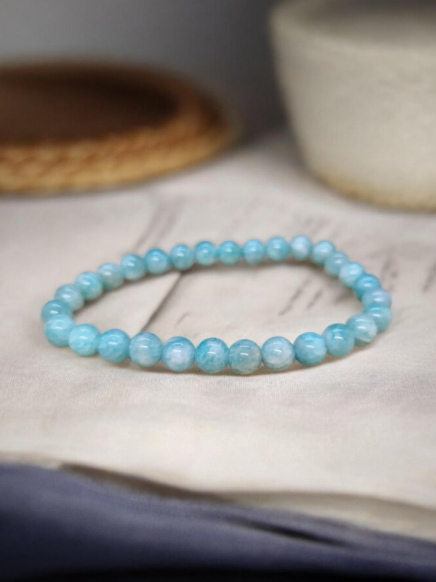 Bracelet Amazonite 6mm