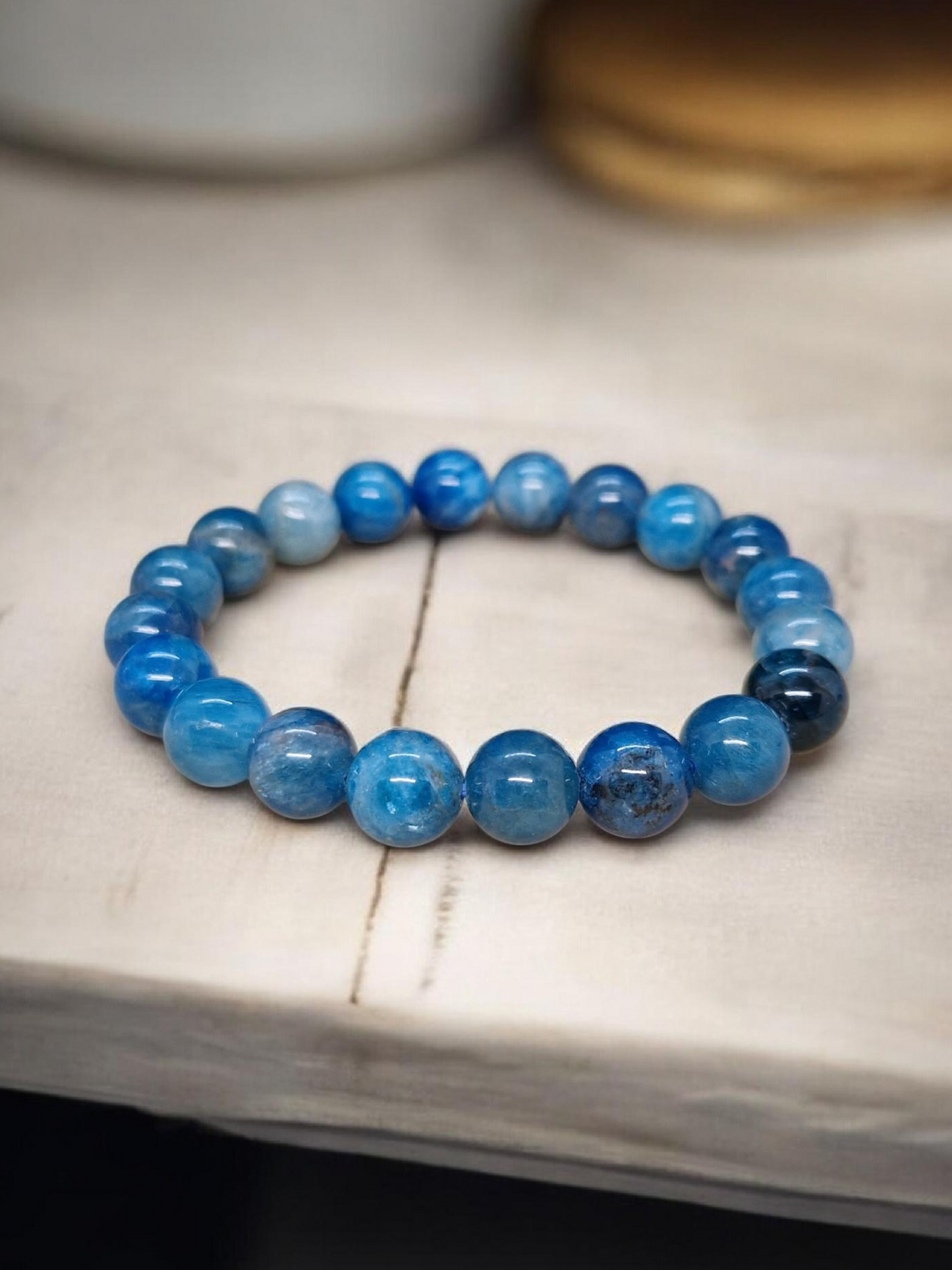 Bracelet Apatite 10mm