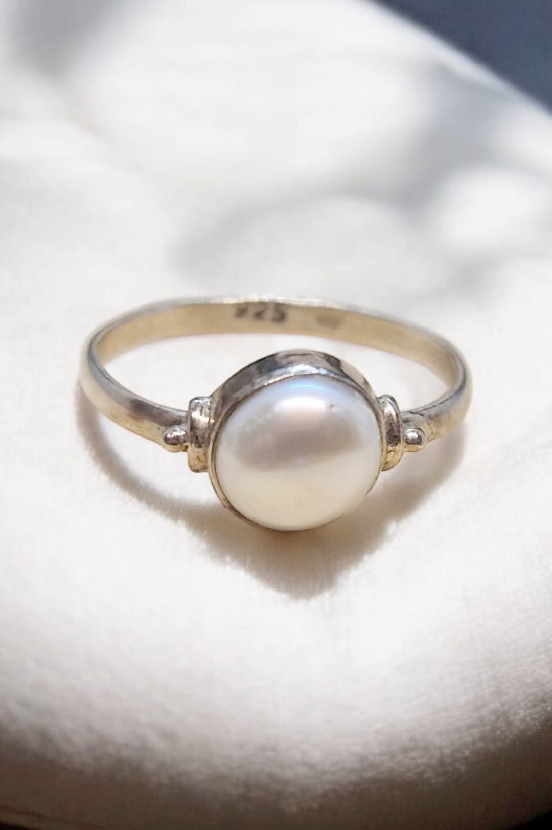 Bague Perle Argent