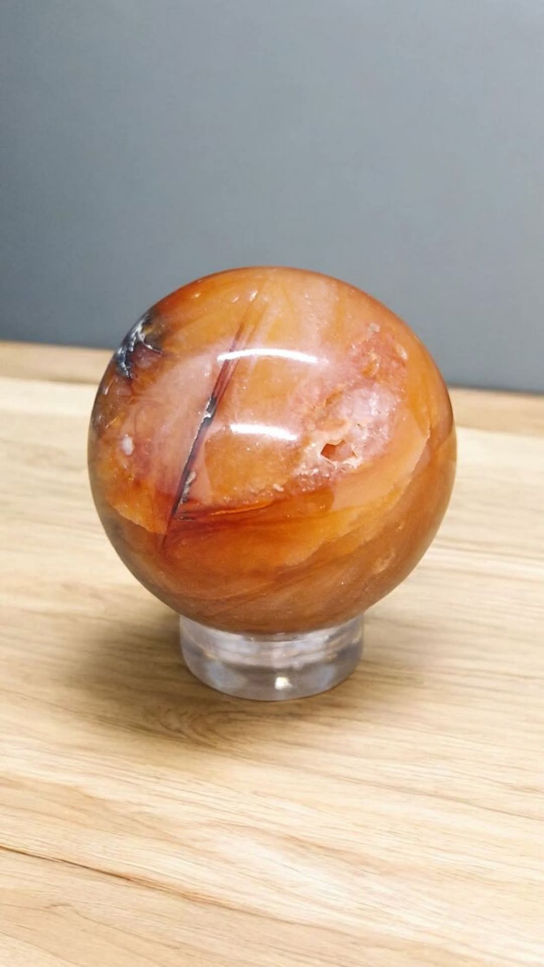 Petite sphère Cornaline