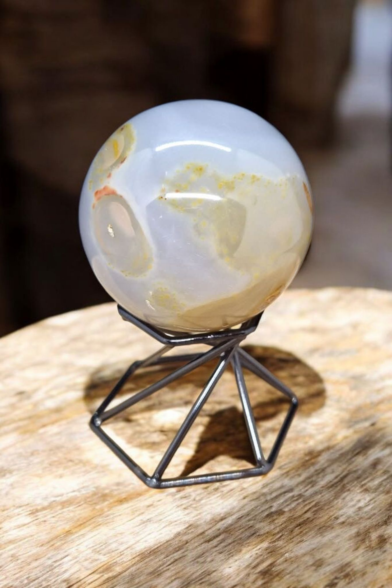 Sphère en Agate