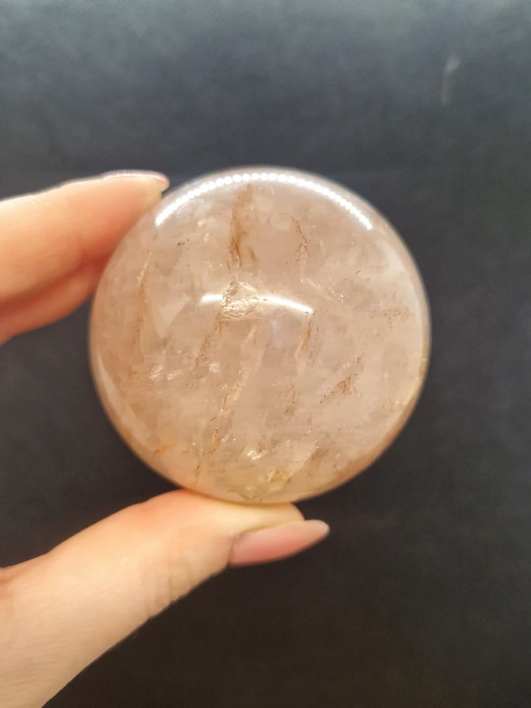 Sphère en Quartz Hématoïde