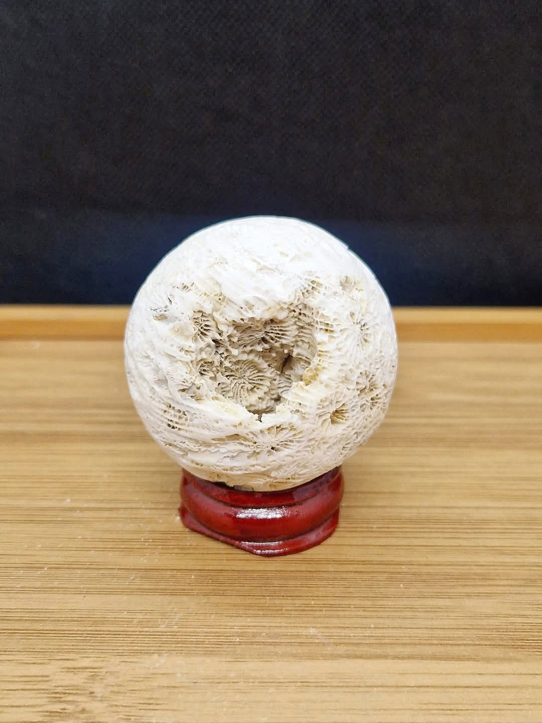 Sphère en Corail fossile
