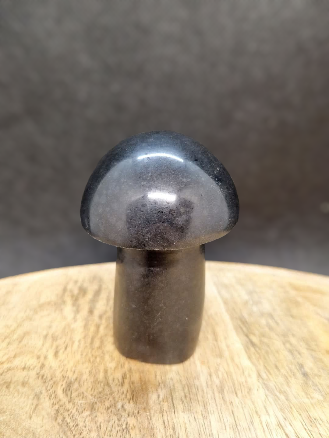 Champignon en Tourmaline noire