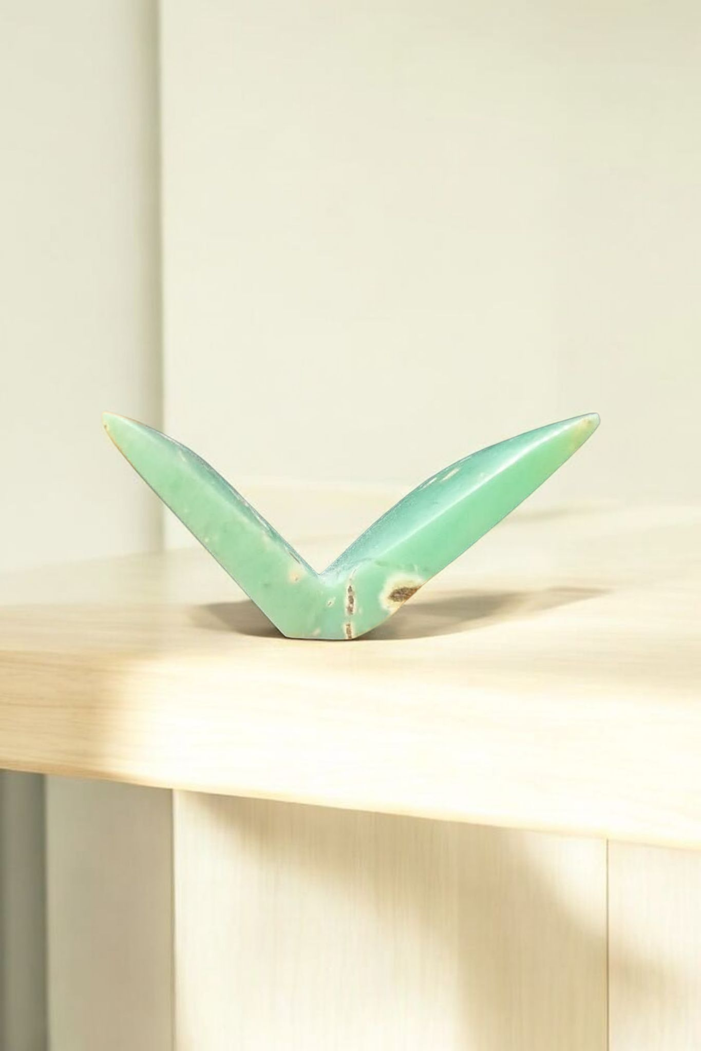 Papillon en Chrysoprase