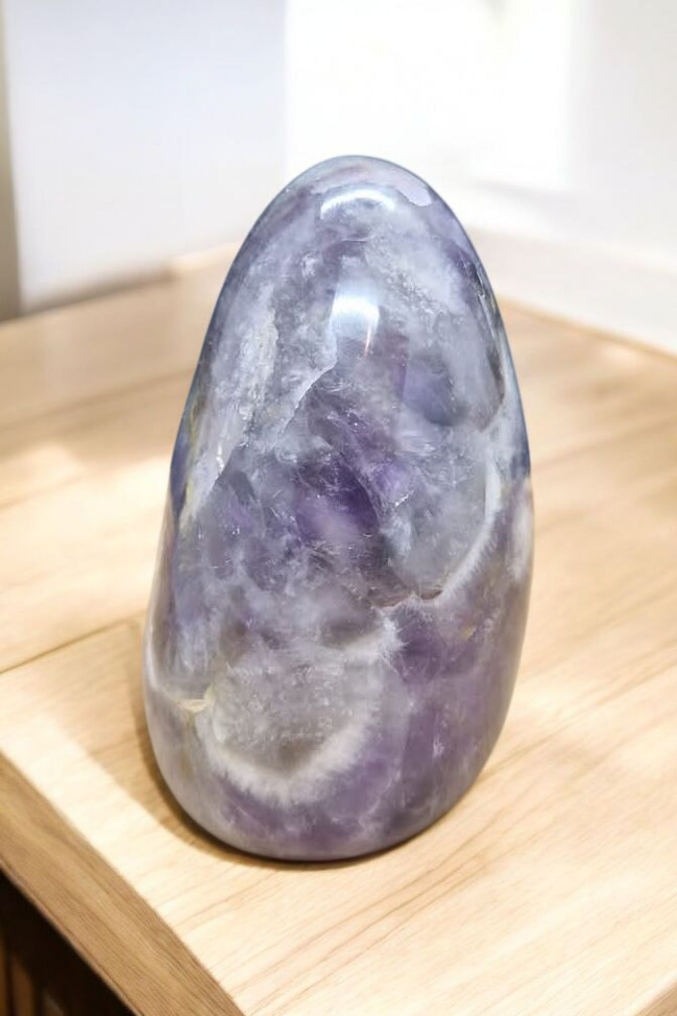 Forme libre Améthyste chevron