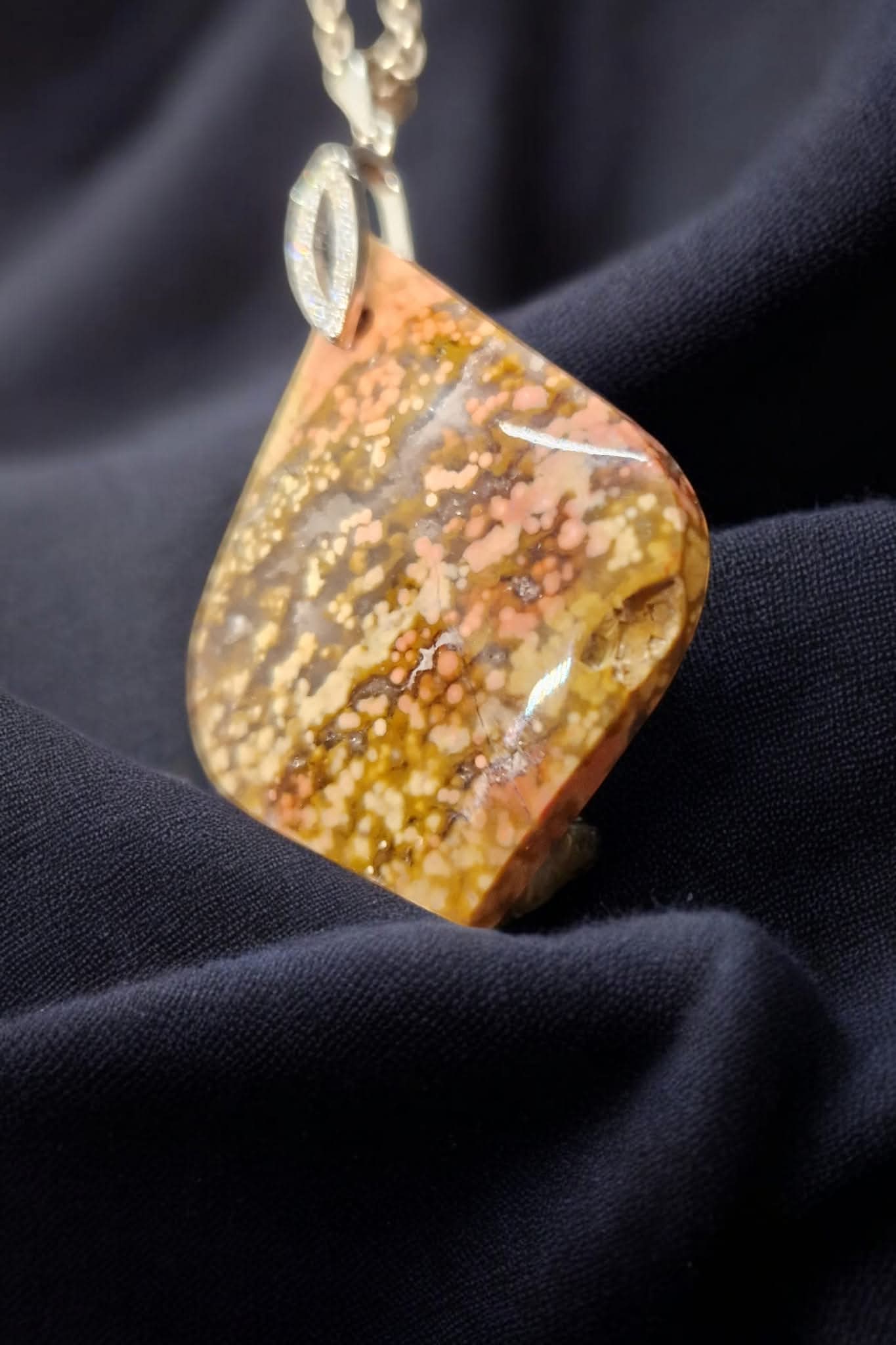 Pendentif Jaspe Orbiculaire
