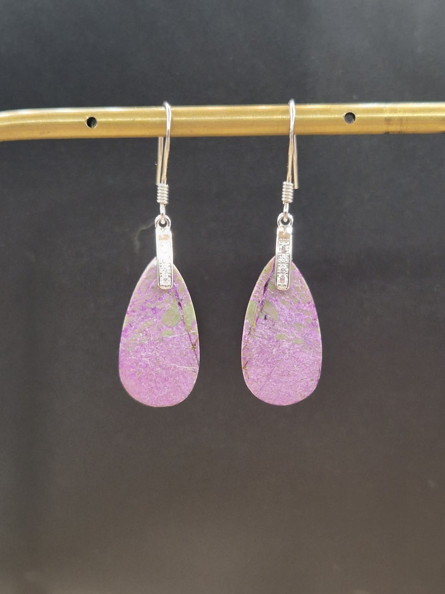 Boucles d'oreilles Atlantisite