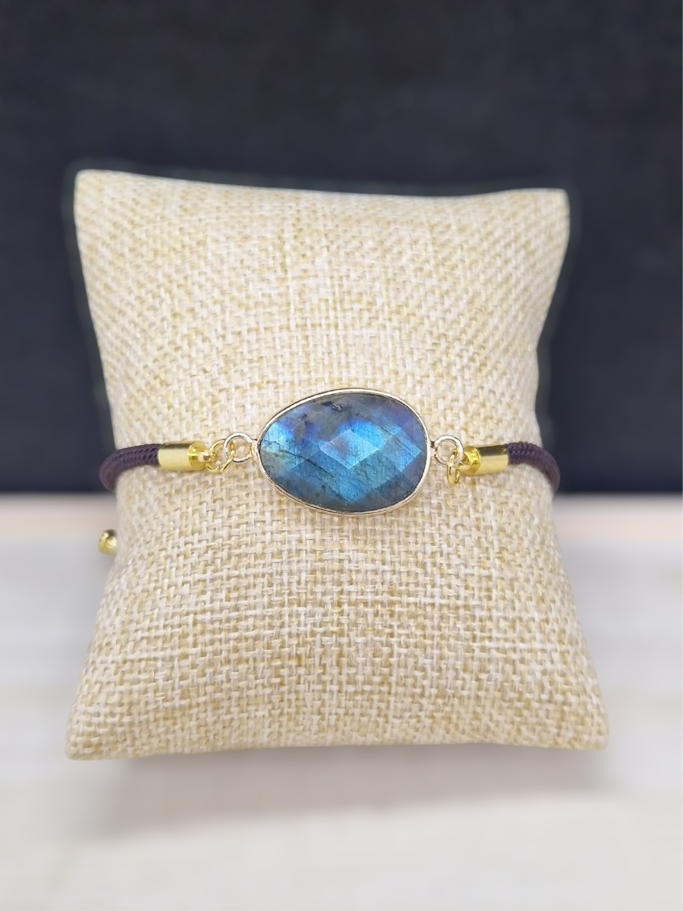 Bracelet cordon Labradorite