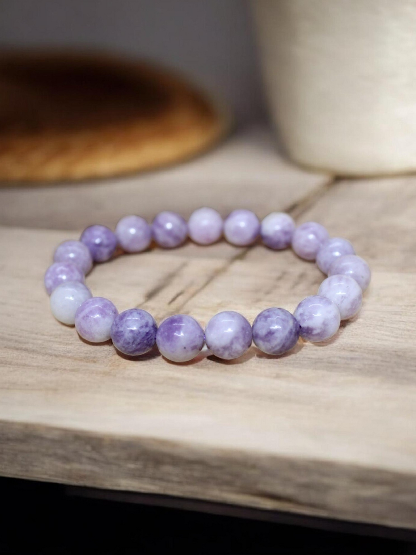 Bracelet Lépidolite 10mm