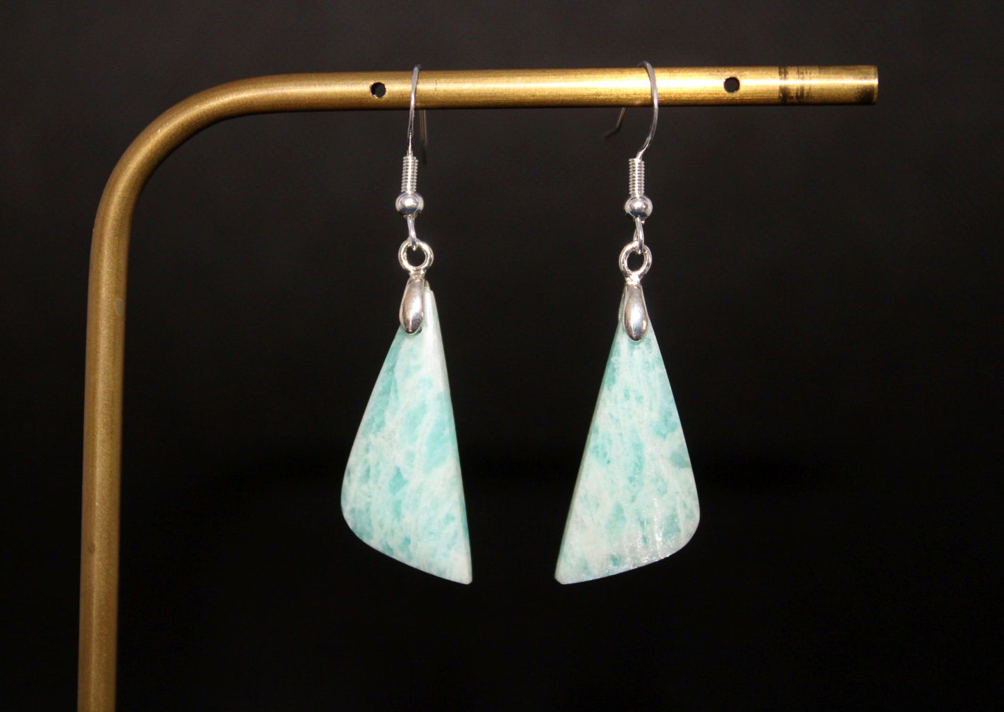 Boucles d'oreilles Amazonite