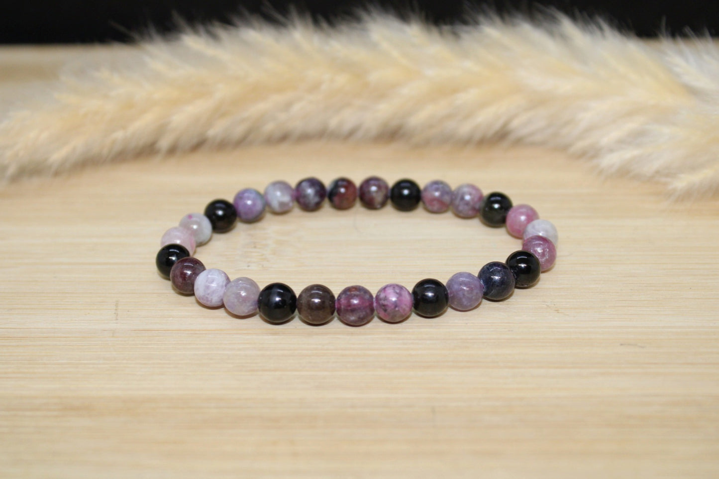 Bracelet Tourmaline multicolore 8mm