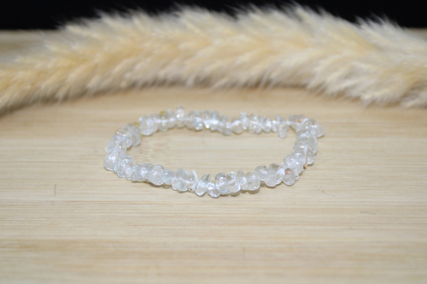 Bracelet baroque Topaze bleue